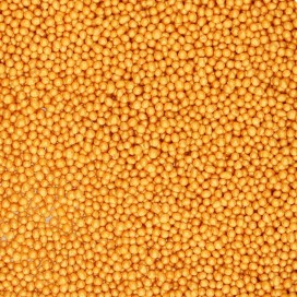Sprinkles - small golden pearls, 80 g, On Cake.