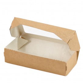Brown paper box 17x7 cm