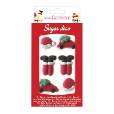Scrapcooking Sugar Decorations Santa Claus Set/6