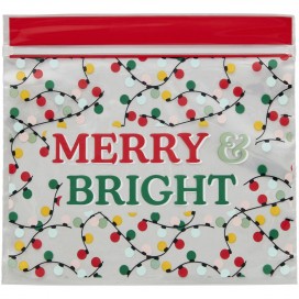 Пластиковые пакетики "Merry & Bright", 18x18 см, Wilton (20 шт.)