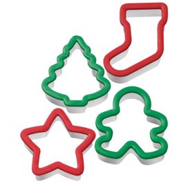 Sausainių formelių rinkinys "Kalėdos", Wilton (4 vnt.)