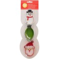 Wilton Cookie Cutter Snowman-Bulb-Santa Set/3