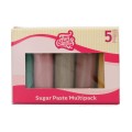 FunCakes Sugar Paste Multipack Earth Colours 5x100 g