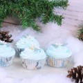PME Foil Baking Cups Christmas Floral Festives pk/30
