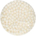 Посыпка - белый матовый жемчуг (7 mm), 70 г, FunCakes
