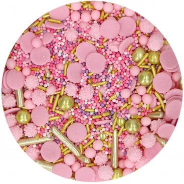 Pabarstukų mišinys "Glamour Pink Medley", 180 g, FunCakes