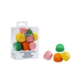 Бумажные MINI формы для конфет - пастельные, Decora (200 шт.)