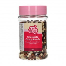 Посыпка шоколадная "Crispy Pearls Salted Mix", 155 г, FunCakes