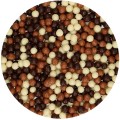 Pabarstukai šokoladiniai "Crispy Pearls Mix", 155 g, FunCakes