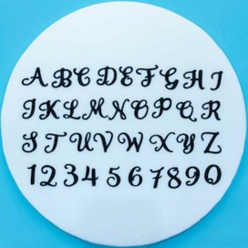 FMM Swirly Alphabet & Number Font