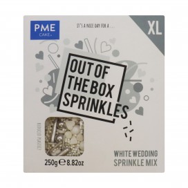 PME Out the Box Sprinkle Mix - White Wedding 250g
