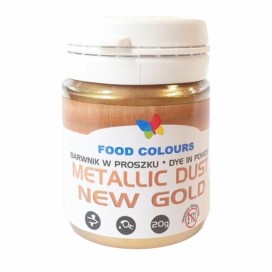 Dažai sausi (kandurinas) - aukso (Gold), 20 g, Food Colours