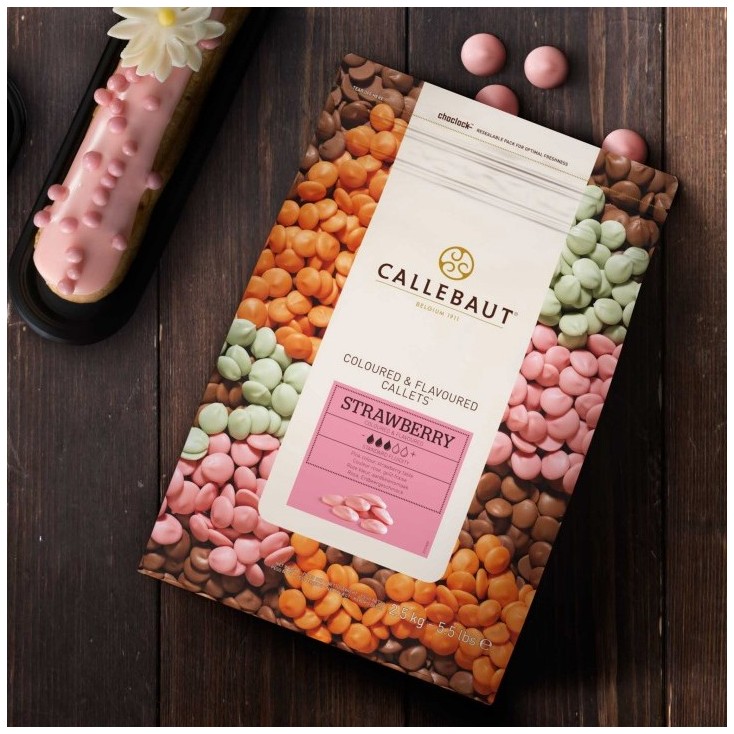 Шоколад Callebaut Strawberry (2,5 кг) купить в интернет магазине kuban-collector.ru