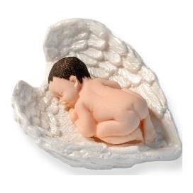 Valgomos dekoracijos - kūdikis ant sparnų