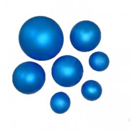 Valgomos dekoracijos - burbulų rinkinis, mėlynas (Pearl Blue)