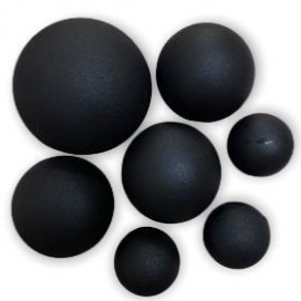 Valgomos dekoracijos - burbulų rinkinis, juoda (Pearl Black)