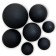Съедобные украшения - набор шаров, черный (Pearl Black)