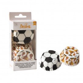 Бумажные формы для кексов "Футбол", Decora (36 шт.)