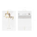 PartyDeco Cake Topper Happy Birthday - Gold