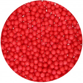 FunCakes Soft Pearls Medium Red 60 g