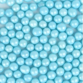 Sugar sprinkles - Light blue Pearls, 80 g