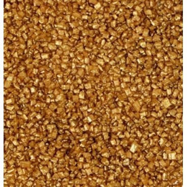 Sugar Crystals - Old Gold, 80 g, On Cake