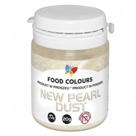 Dažai sausi (kandurinas) - Perlo dulkės (New Pearl Dust), 20 g, Food Colours