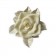 Съедобные украшения - Элитная Серебряная Роза с Листьями