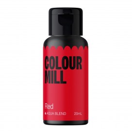 Dažai skysti – raudona (Red), 20 ml, Colour Mill