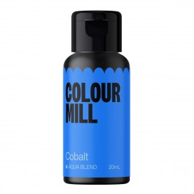Пищевой краситель жидкий - голубой (Cobalt), 20 мл, Colour Mill
