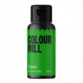 Пищевой краситель жидкий - зеленый (Green), 20 мл, Colour Mill