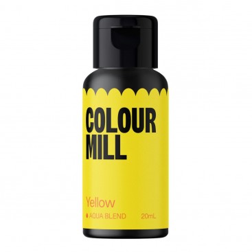 Dažai skysti – geltona (Yellow), 20 ml, Colour Mill