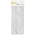 Plastikiniai maišeliai su vielutėmis - permatomi, 10x24 cm, Wilton (25 vnt.)
