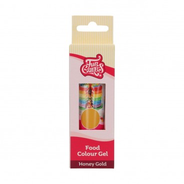FunCakes Edible FunColours Gel - Honey Gold 30g