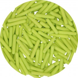 Pabarstukai "Sugar Rods Matt Green", 70 g, FunCakes