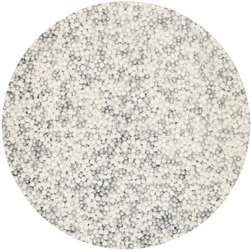 FunCakes Nonpareils White-Silver 80 g