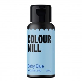 Пищевой краситель жидкий - голубой (Baby Blue), 20 мл, Colour Mill
