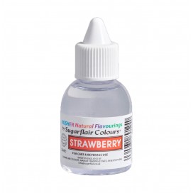 Natūralus aromatas - braškė (Strawberry), 30 ml, Sugarflair