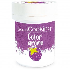 Dažai sausi aromatizuoti - grvuogių violetinė (Violet / Blackberry), 10 g, Scrapcooking