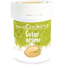 Dažai sausi aromatizuoti - pistacijų žalia (Green/Pistachio), 10 g, Scrapcooking