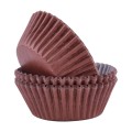 Keksiukų popierėliai - šokolado ruda (Chocolate brown), PME (60 vnt.)