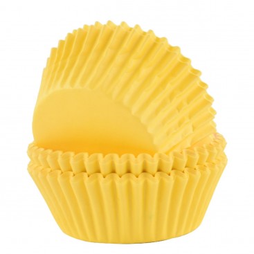 Бумажные формы для кексов - желтый, ПМЕ (60 шт.)
