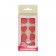 FUNCAKES SUGAR DECORATIONS HEART RED SET/8
