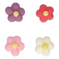 Edible decorations - multicolored flowers, FunCakes (32 pcs.)