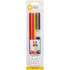 Set of candles "Short and tall", Wilton (20 pcs.)