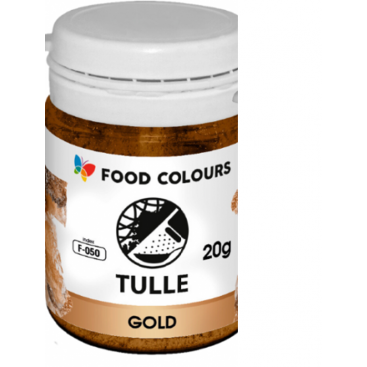 Tiulio milteliai - auksinė (Gold), 20 g, Food Colours