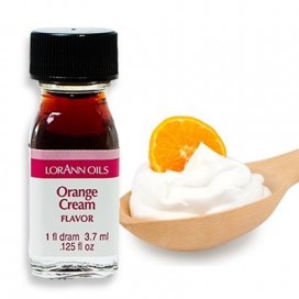 Aromatinis aliejus - apelsinų kremas (Orange Cream), 3.7 ml, LorAnn