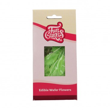 Edible flowers - Green leaves, 50 pcs., FunCake