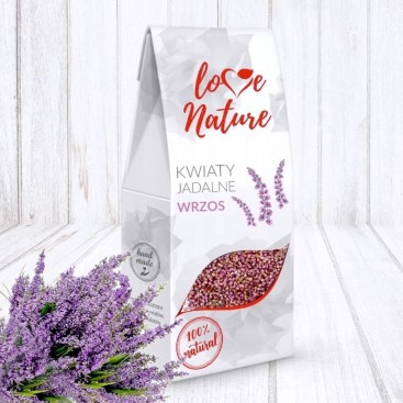 Edible petals - wild heather, 20g.