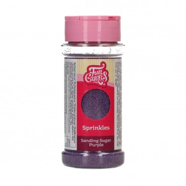 Sanding sugar - purple, 80 g, FunCakes